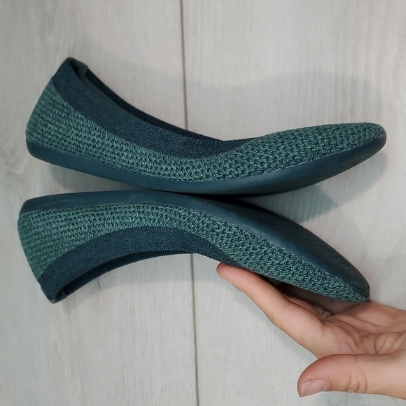 Allbirds Womens Tree Brezeers Blue Wool Loafer Ballet shoes sz 6 - Picture 8 of 10